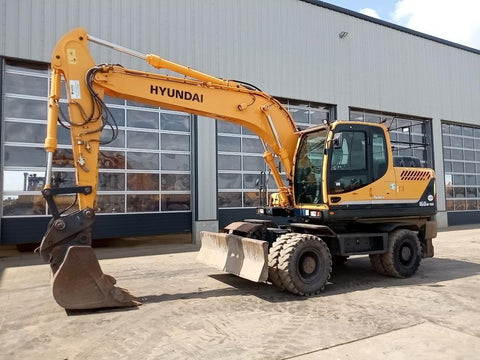 Hyundai R160W-9A Wheel Excavator BEST PDF Service Repair Manual