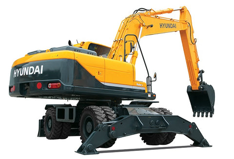 Hyundai R210W-9AMH Wheel Excavator BEST PDF Service Repair Manual