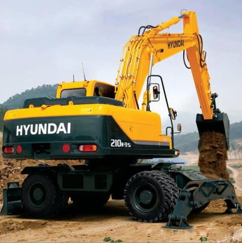 Hyundai R210W-9S Wheel Excavator BEST PDF Service Repair Manual