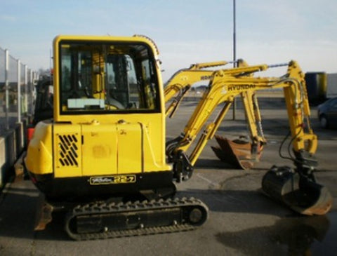 Hyundai R22-7 Mini Excavator BEST PDF Service Repair Manual