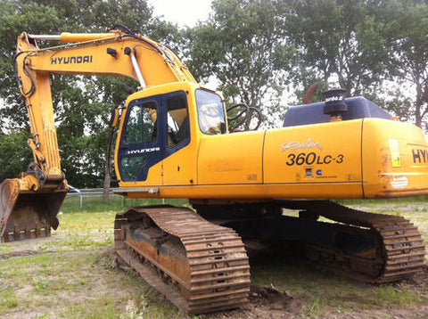 Hyundai R360LC-3 Crawler Excavator BEST PDF Service Repair Manual