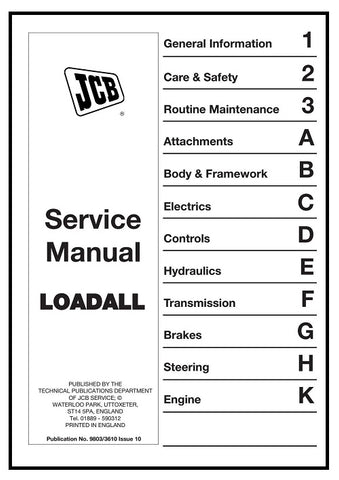 JCB 520, 526 Loadall BEST PDF Service Repair Manual