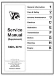 JCB 532H, 537H Loadalls (Supplement) BEST PDF Service Repair Manual