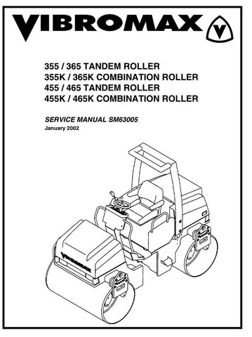 JCB Vibromax 355, 365, 455, 465 Roller BEST PDF Service Repair Manual