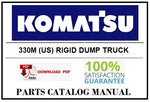 KOMATSU 330M (US) RIGID DUMP TRUCK BEST PDF PARTS CATALOG MANUAL SN A10190-A10195 (DH637) (SA12V14(Q-1)