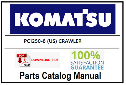 KOMATSU PC1250-8 (US) CRAWLER PDF EXCAVATOR PARTS CATALOG MANUAL SN 30001-30157 (ecot3)