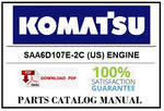 KOMATSU SAA6D107E-2C (US) ENGINE BEST PDF PARTS CATALOG MANUAL SN 26600007-UP (For WA380-7)