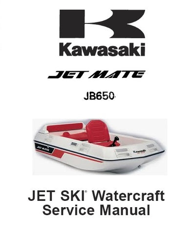 Kawasaki JB650-A1 A2 A3 A4 Jet Mate Water Craft Best PDF Service Repair Manual