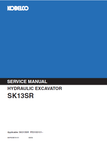 Kobelco SK13SR Hydraulic Excavator BEST PDF Service Repair Manual