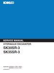 Kobelco SK30SR-3 , SK35SR-3 Hydraulic Excavator Best PDF Service Repair Manual