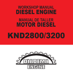 Kubota Diadema KND2800, KND3200, KND3200E Diesel Engine Best PDF Workshop Manual