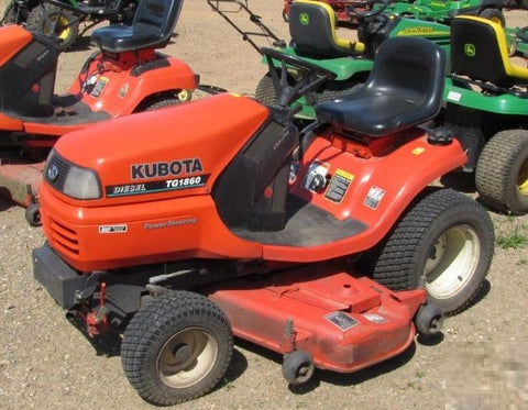 Kubota TG1860, TG1860G Lawn Garden Tractor best PDF Workshop Service Manual