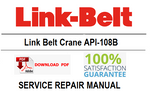 Link Belt Crane API-108B PDF Service Repair Manual