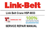 Link Belt Crane HSP-8033 PDF Service Repair Manual