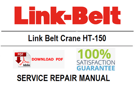 Link Belt Crane HT-150 PDF Service Repair Manual