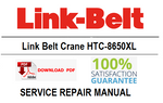 Link Belt Crane HTC-8650XL PDF Service Repair Manual