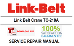 Link Belt Crane TC-218A PDF Service Repair Manual