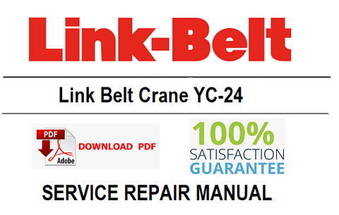 Link Belt Crane YC-24 PDF Service Repair Manual