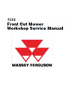 Massey Ferguson FC33 Front Cut Mover Workshop Service Repair Manual