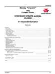 Massey Ferguson MF 1660 Tractor Workshop Service Repair Manual