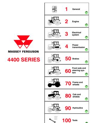 Massey Ferguson MF 4400 Series Tractors Workshop Service Repair Manual