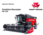 Massey Ferguson MF 7344 Combine Harvester Operator's Manual