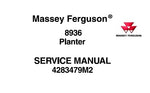 Massey Ferguson MF 8936 Planter Workshop Service Repair Manual