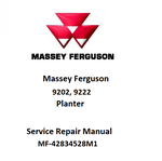 Massey Ferguson MF 9202, 9222 Planter Workshop Service Repair Manual