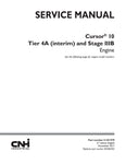 New Holland Cursor 10 Tier 4A Interim and Stage IIIB Engine Service Repair Manual PDF Download
