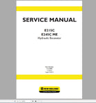 New Holland E215C, E245C Hydraulic Excavator Service Repair Manual PDF Download