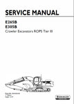 New Holland E265B, E305B ROPS Tier 3 Crawler Excavator Service Repair Manual PDF Download