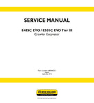 New Holland E485C Evo, E505C Eco Tier 3 Crawler Excavator Service Repair Manual PDF Download