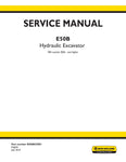 New Holland E50B Hydraulic Excavator Service Repair Manual PDF Download