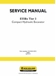 New Holland E55Bx Tier 3 Compact Hydraulic Excavator Service Repair Manual PDF Download