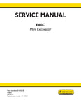 New Holland E60C Mini Excavator Service Repair Manual PDF Download