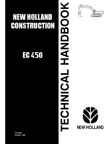 New Holland EC450 Crawler Excavator Service Repair Manual PDF Download