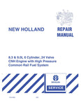 New Holland Engine CNH 8.3 & 9.0L 6 Cylinder, 24 Valve Service Repair Manual PDF Download