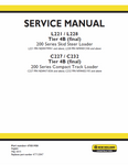 New Holland L221 L228 C227 C232 C237 Tier 4B (final) 200 Series Skid Steer Loader/ Compact Track Loader Service Repair Manual