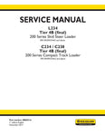 New Holland L234 and C238, C234 Tier 4B Final Skid Steer Loader Service Manual PDF Download