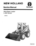 New Holland L550 Series Skid Steer Loader Service Repair Manual PDF Download