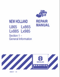 New Holland L865, LX865, LX885, LX985 Skid Steer Loader Service Repair Manual PDF Download