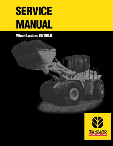 New Holland LW190.B Wheel Loaders Service Repair Manual PDF Download