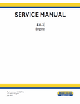 New Holland S3L2 Engine Service Repair Manual PDF Download