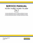 New Holland T4.75V, T4.85V, T4.95V, T4.105V Tier 3 Tractor Service Repair Manual PDF Download
