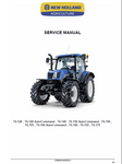 New Holland T6.120 T6.140 T6.150 T6.160 T6.155 T6.165 T6.175 Auto Command Tractor Service Repair Manual PDF Download