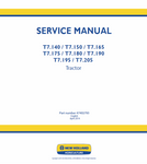 New Holland T7.140, T7.150, T7.165, T7.180, T7.190, T7.195, T7.205 Tractor Service Repair Manual PDF Download