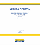 New Holland T8.275, T8.300, T8.330, T8.360, T8.390 Tractor Service Repair Manual PDF Download