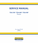 New Holland TD4.70F, TD4.80F, TD4.90F Tractor Service Repair Manual PDF Download