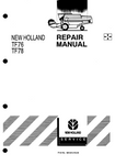 New Holland TF76, TF78 Combine Service Repair Manual PDF Download