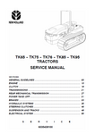New Holland TK65, TK75, TK76, TK85, TK95 Tractor Service Repair Manual PDF Download